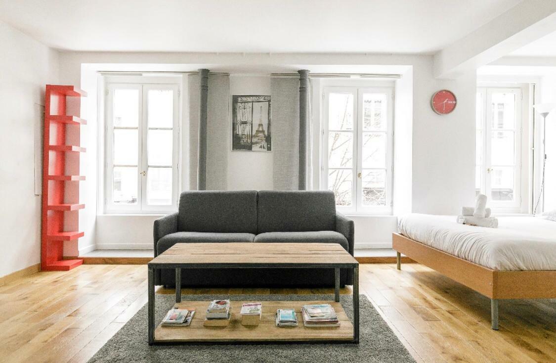 50M2 Rue Rambuteau/Pompidou/Marais/Hotel De Ville Paris Luaran gambar